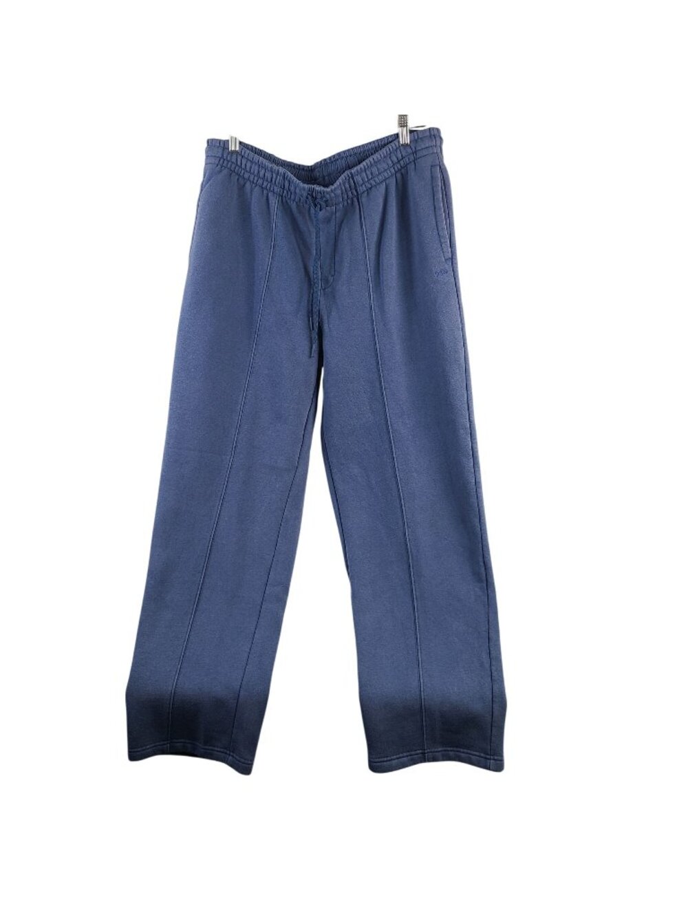 NEW DSG Mens Classic Fleece Open Hem Pants Relaxed Fit Blue Size L